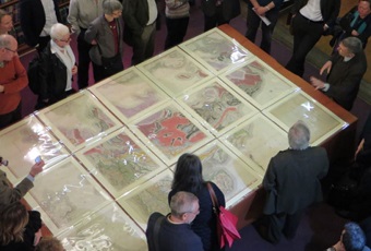 William Smith map original on display at Burlington House